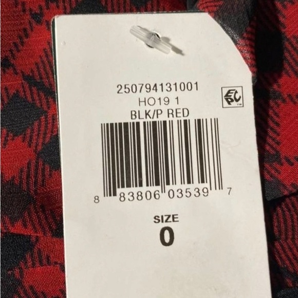 Lauren by Ralph Lauren Women's Plaid Georgette Dress NWT - Picture 7 of 7